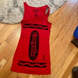 Crayola tank dress